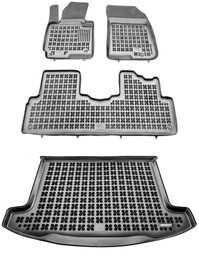 Zestaw dywaniki i mata gumowa do Kia Carens IV 2013-2018