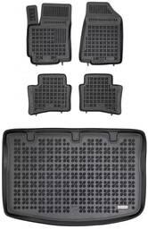 Zestaw dywaniki i mata gumowa do Kia Rio 2011-2017 - Hatchback