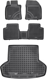 Zestaw dywaniki i mata gumowa do Toyota Avensis 2009-2018 - Kombi, z wnękami