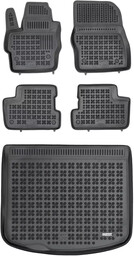Zestaw dywaniki i mata gumowa do Mazda 3 2003-2009 - Hatchback, z kołem dojazdowym (niepełnowymiarowe)