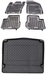 Zestaw dywaniki i mata plastikowa do Fiat Tipo od 2015 - Hatchback, Kombi, 2 osobowy