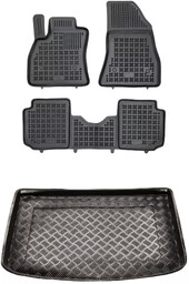 Zestaw dywaniki i mata plastikowa do Fiat 500L Trekking 2012-2022