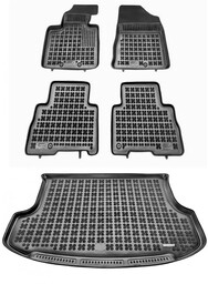 Zestaw dywaniki i mata gumowa do Kia Sorento 2009-2014 - po liftingu, 5 osobowy