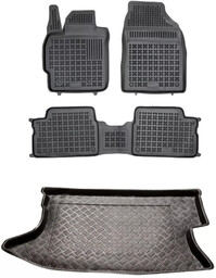 Zestaw dywaniki i mata plastikowa do Toyota Auris 2006-2012 - Hybryda (HEV)