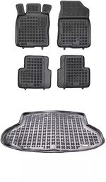 Zestaw dywaniki i mata gumowa do Honda Civic 2017-2021 - Sedan