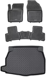 Zestaw dywaniki i mata plastikowa do Toyota C-HR 2016-2023 - pasuje również do Hybrydy (HEV)