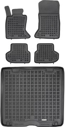 Zestaw dywaniki i mata gumowa do BMW Seria 5 2010-2017 - Kombi, po liftingu