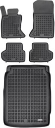 Zestaw dywaniki i mata gumowa do BMW Seria 5 2010-2017 - Sedan, po liftingu