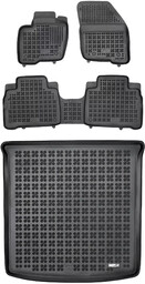 Zestaw dywaniki i mata gumowa do Ford S-MAX 2014-2023 - 5 osobowy