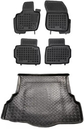 Zestaw dywaniki i mata plastikowa do Ford Mondeo 2014-2022 - Sedan, Vignale