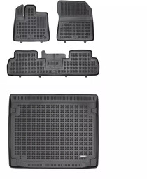 Zestaw dywaniki i mata gumowa do Fiat Doblo od 2022 - 5 osobowy, wersja standard (L1)