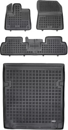 Zestaw dywaniki i mata gumowa do Fiat Doblo od 2022 - 5 osobowy, wersja długa (Maxi L2)