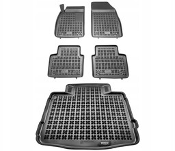 Zestaw dywaniki i mata gumowa do Opel Insignia 2008-2017 - Hatchback, z kołem dojazdowym (niepełnowymiarowe)