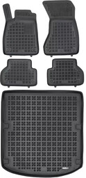Zestaw dywaniki i mata gumowa do Audi A4 2015-2023 - Sedan