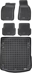 Zestaw dywaniki i mata gumowa do Audi A6 2004-2011 - Sedan, przed liftingiem