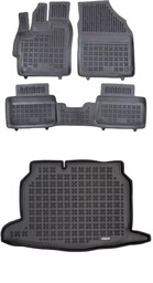Zestaw dywaniki i mata gumowa do Toyota Yaris Cross od 2021 - gorne-ustawienie-regulowanej-podlogi-bagaznika-benzyna-4x2-fwd-naped-przedni