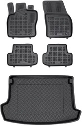 Zestaw dywaniki i mata plastikowa do Volkswagen T-Roc od 2017