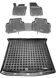 Zestaw dywaniki i mata gumowa do Volkswagen Sharan II 2010-2022