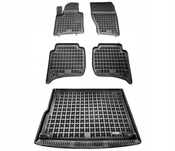 Zestaw dywaniki i mata gumowa do Volkswagen Touareg 2010-2018 - przed liftingiem, 5 osobowy