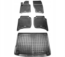 Zestaw dywaniki i mata gumowa do Volkswagen Touareg 2010-2018 - po liftingu, 5 osobowy