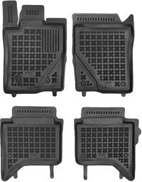 Dywaniki korytka gumowe do Volkswagen Amarok od 2022 - z podwójną kabiną, wersja PanAmericana