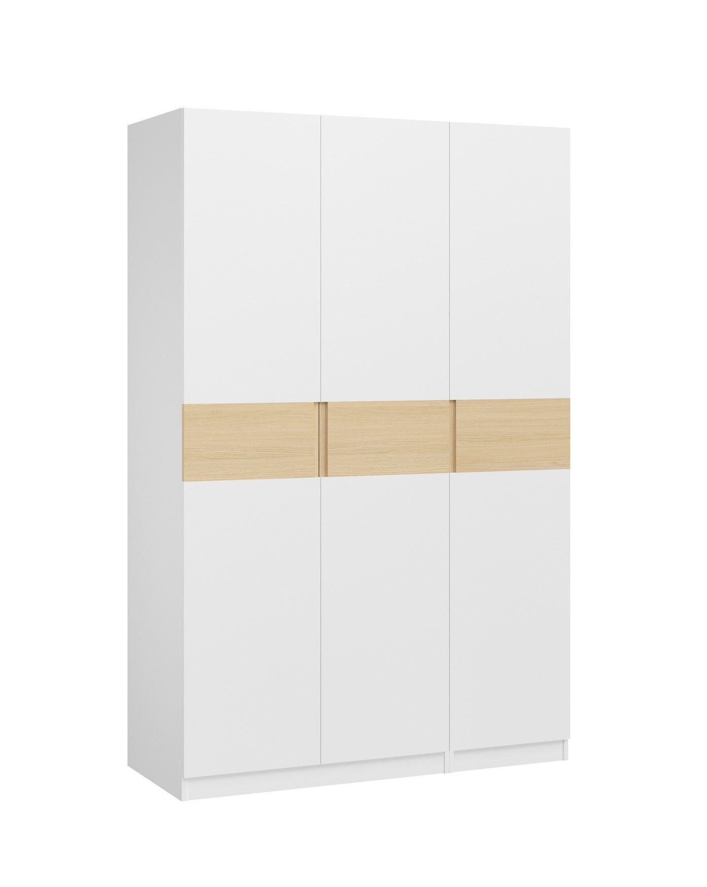 Szafa Dox 3D Biały / Biały Platynowy / Dąb Vicenza