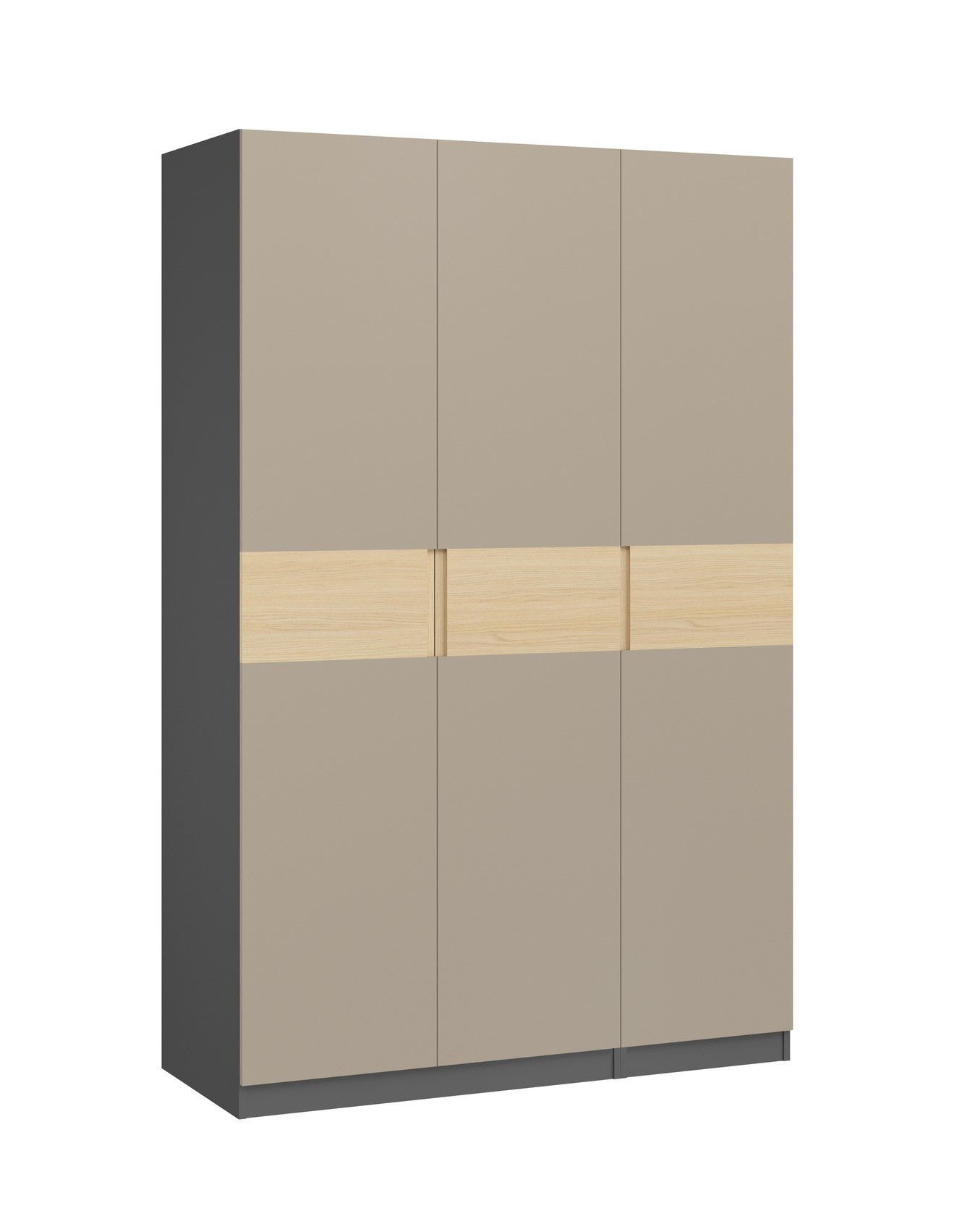 Szafa Dox 3D Antracyt / Cashmere / Dąb Vicenza