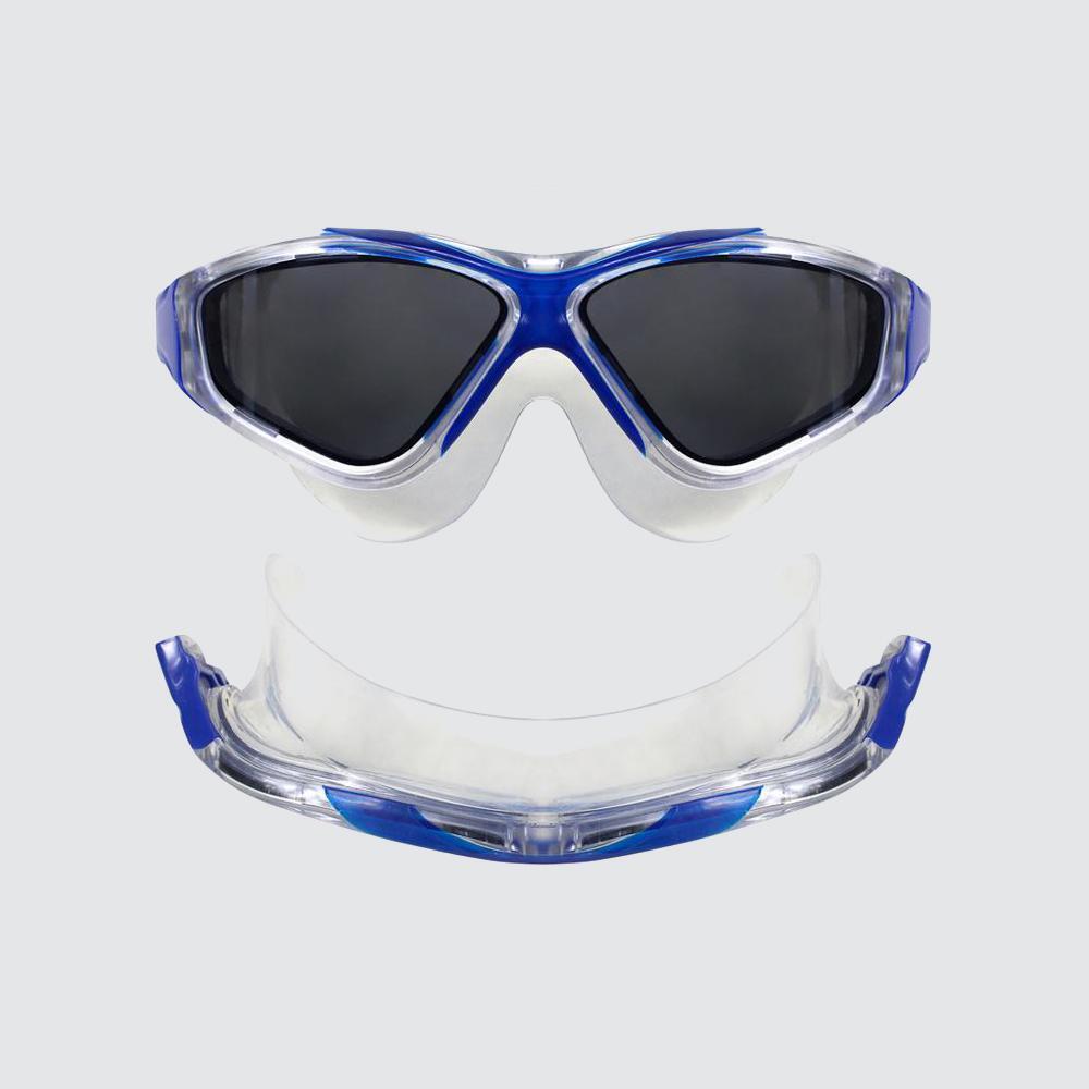 Zone3 Vision Max Swim Mask, przezroczysty/niebieski 2021 Okulary do pływania SA18GOGVI/OS