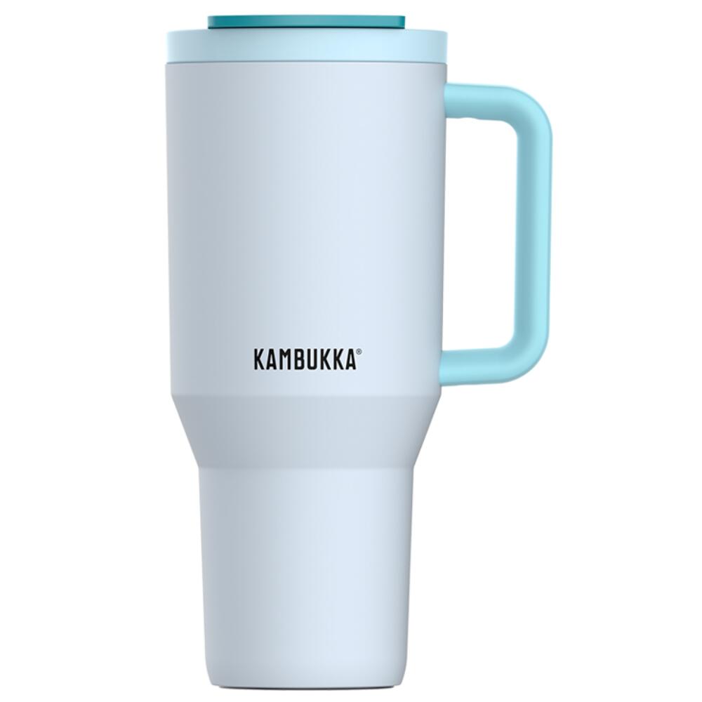 Kubek termiczny z teleskopową słomką Kambukka Rio Tumbler 950ml Frosty Coconut