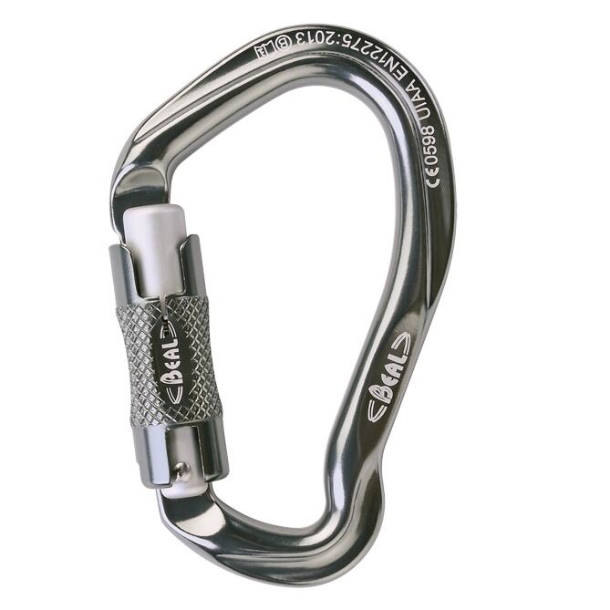 Beal Be Link Bi Matic Carabiner, grey 2021 Karabinki niezakręcane BMCLBLN2
