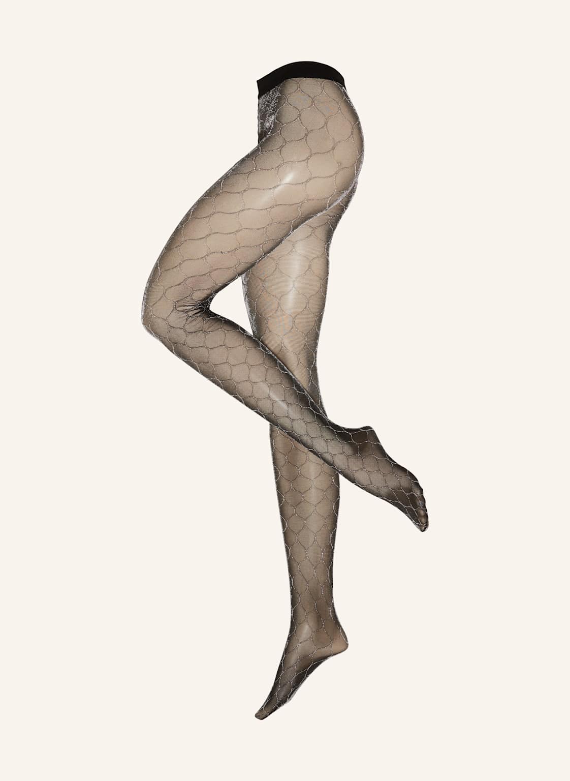 Falke Rajstopy Fascination Z Błyszczącą Przędzą schwarz