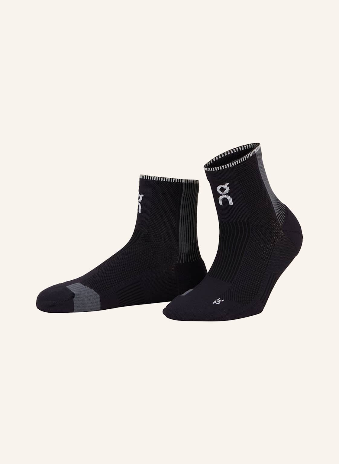 On Skarpety Do Biegania Performance Run Sock Mid schwarz