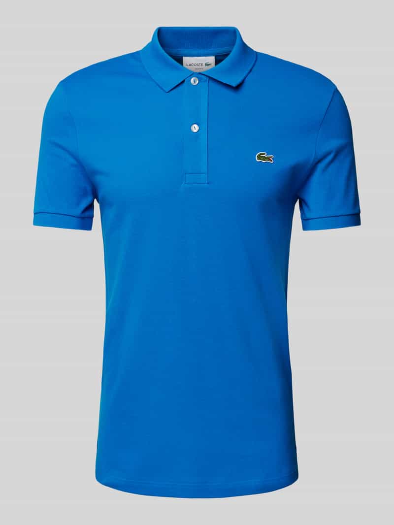 Koszulka polo o kroju slim fit z naszywką z logo model ‘PIQUE’