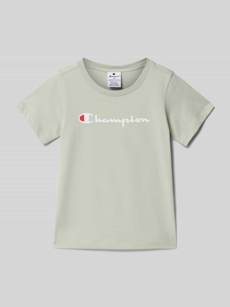 T-shirt z nadrukiem z logo