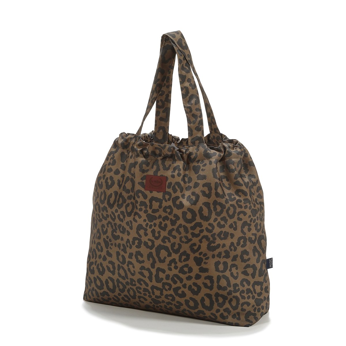 La Millou - Torba Shopper Bag L LEOPARDCHOCO by Magdalena Lamparska