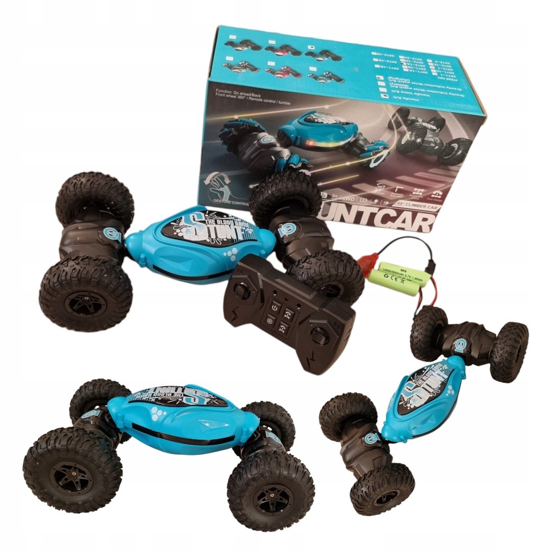 Samochód zdalnie sterowany zabawka dla dzieci auto akrobata auto na pilota