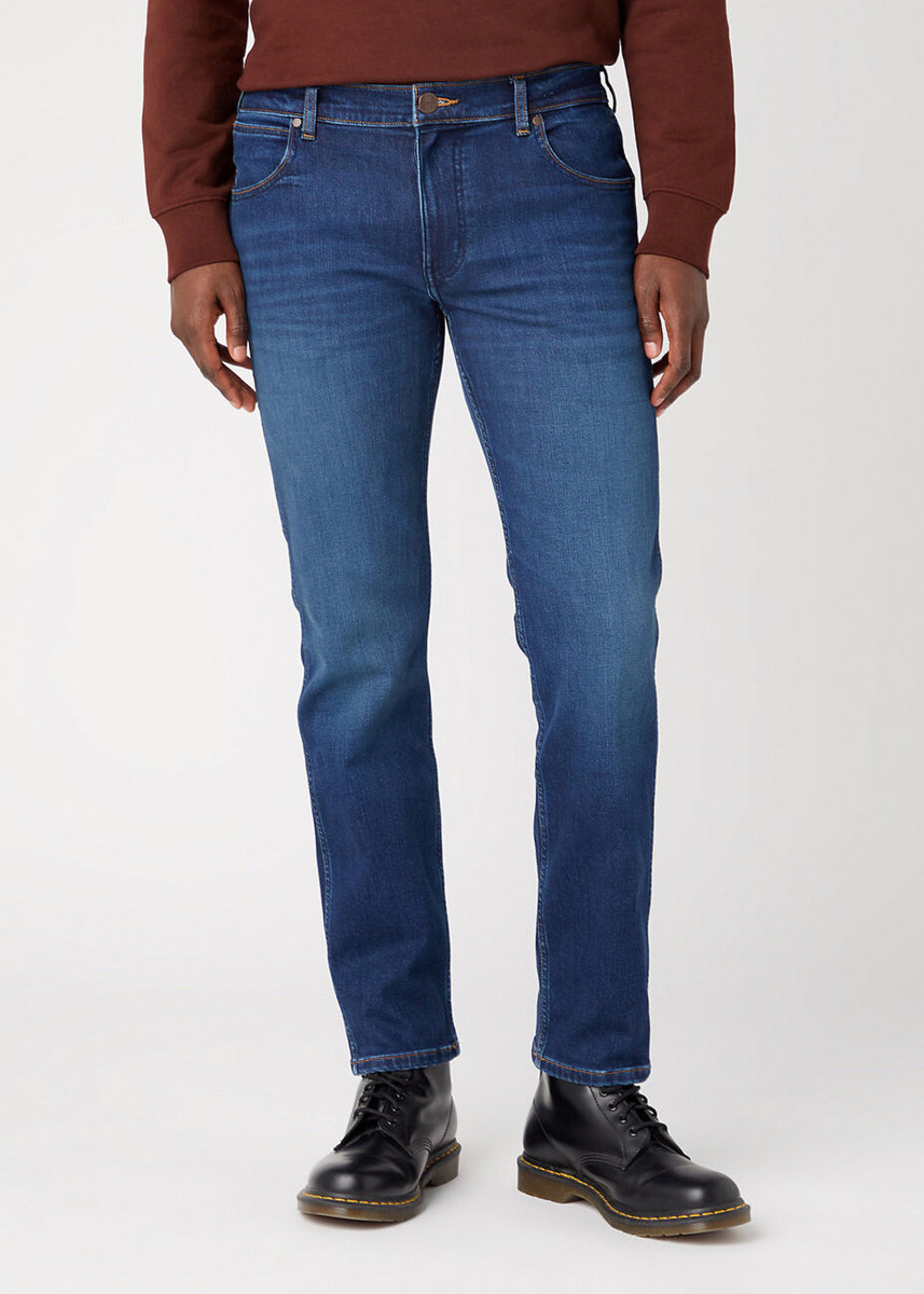 Męskie spodnie jeansowe proste Wrangler GREENSBORO W34 L34