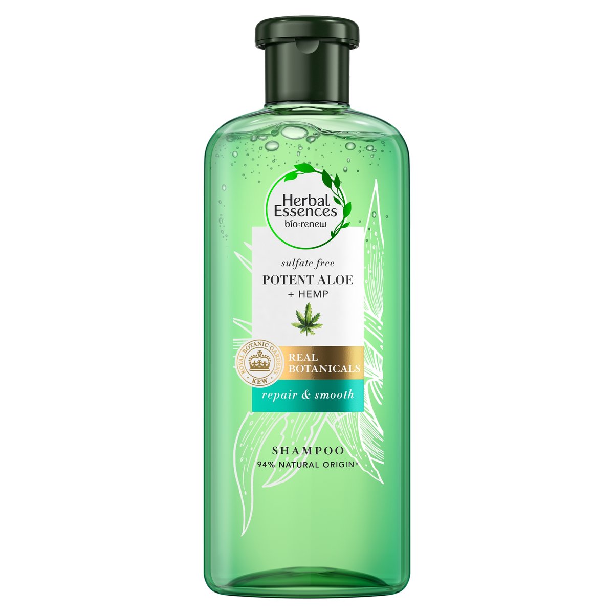 Herbal Essences Nawilżający Szampon ALOESOWY Z KONOPIAMI 380ml