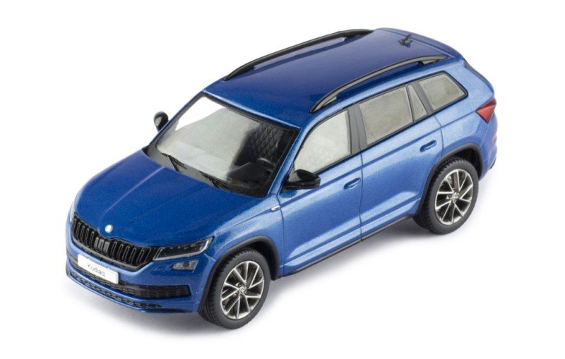 Ixo Models Skoda Kodiaq Sportline 2022 Blue Met 1 1:43 Clc559