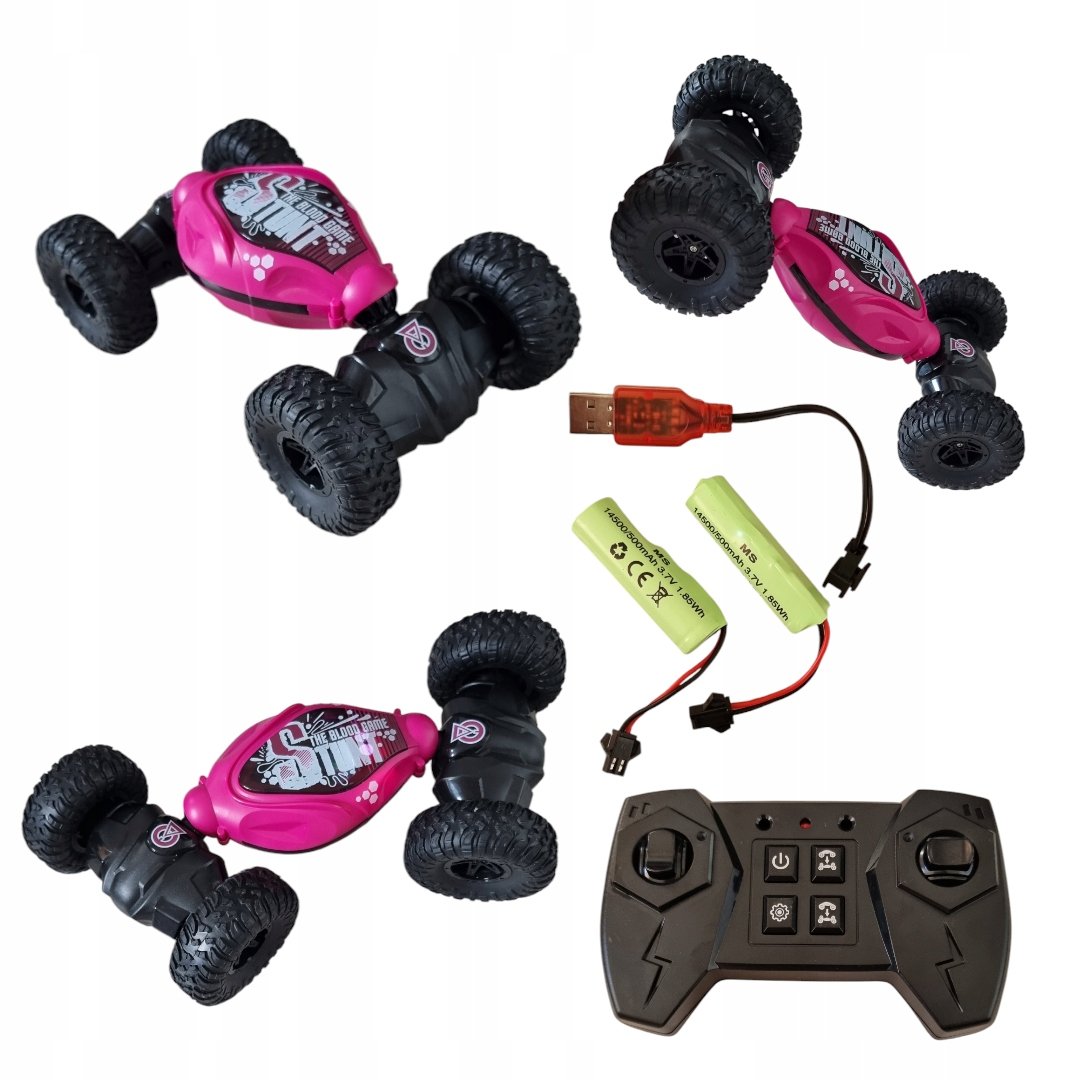 Samochód zdalnie sterowany zabawka dla dzieci auto akrobata auto na pilota