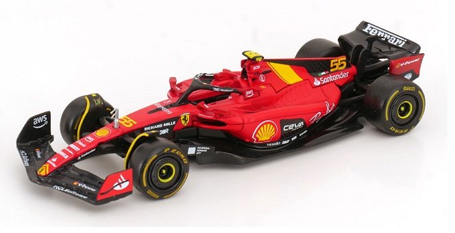 Bburago Ferrari Sf-23 #55 Carlos Sainz 3 Nd M 1:43 18-368