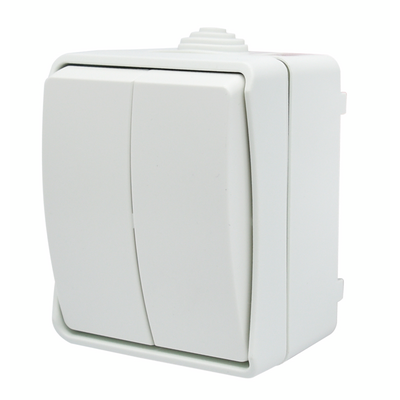 Łącznik świecznikowy Aqua Plus IP54 biały