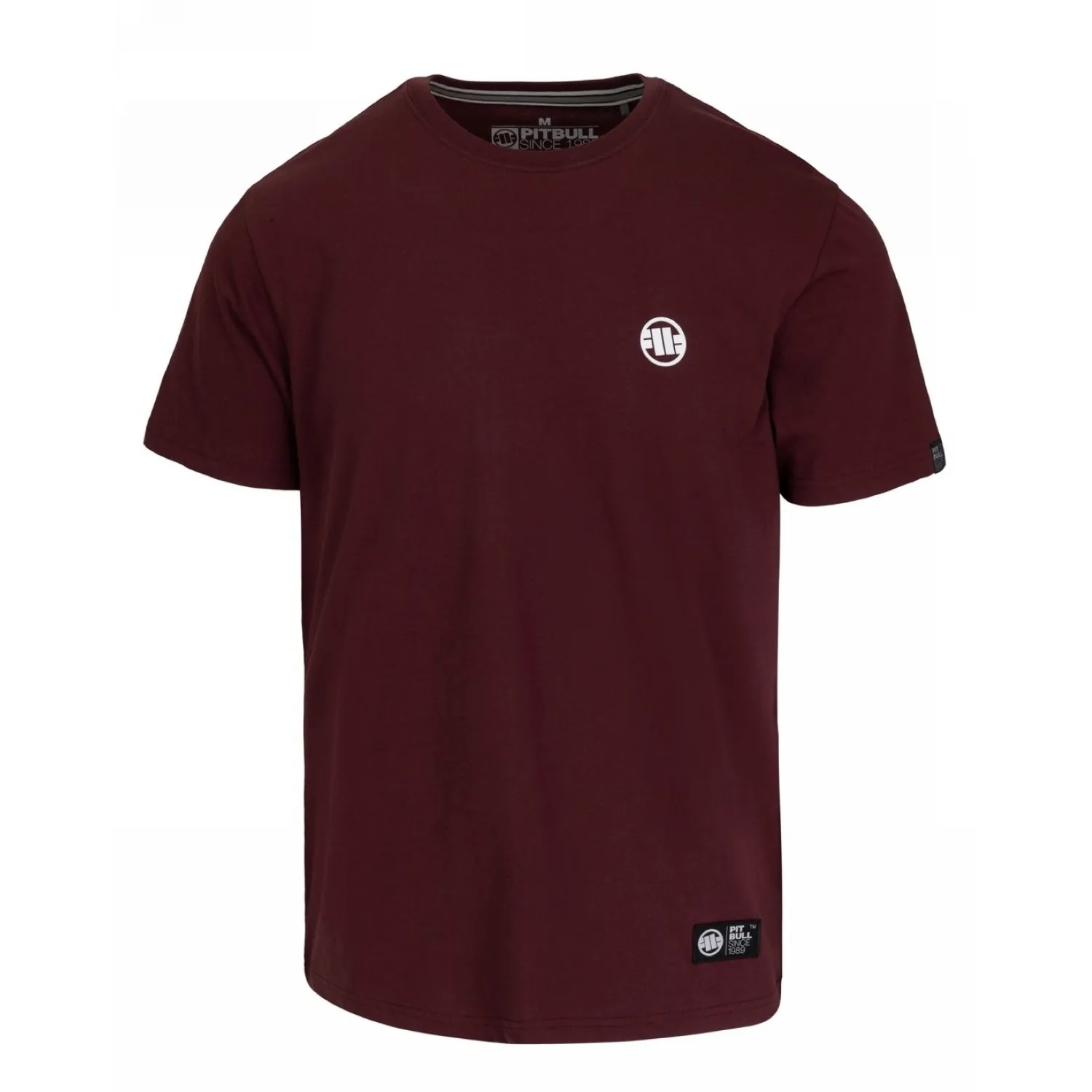 Pit Bull Middle Weight 170 Basic Small Logo '25 - Ciemnobordowa  L