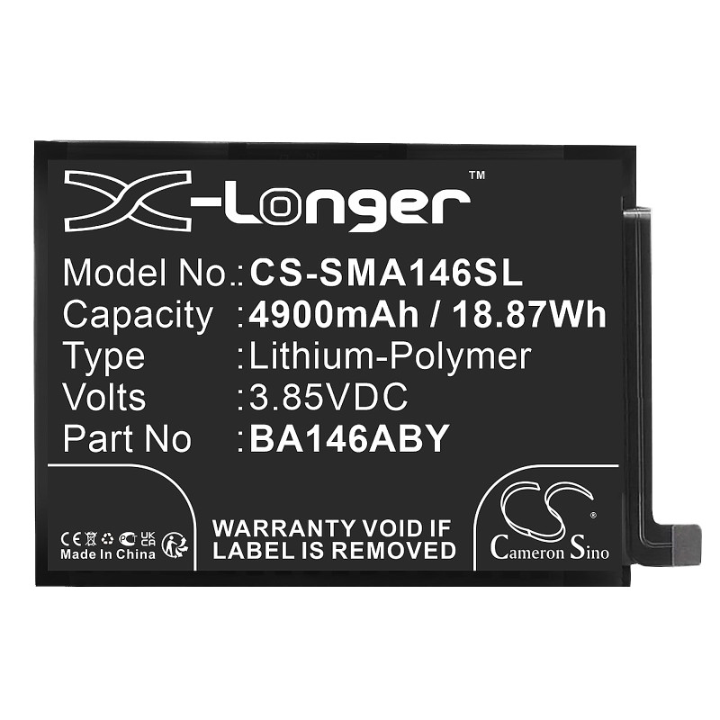 Samsung Galaxy A14 5G / EB-BA146ABY 4900mAh 18.87Wh Li-Polymer 3.85V (Cameron Sino)