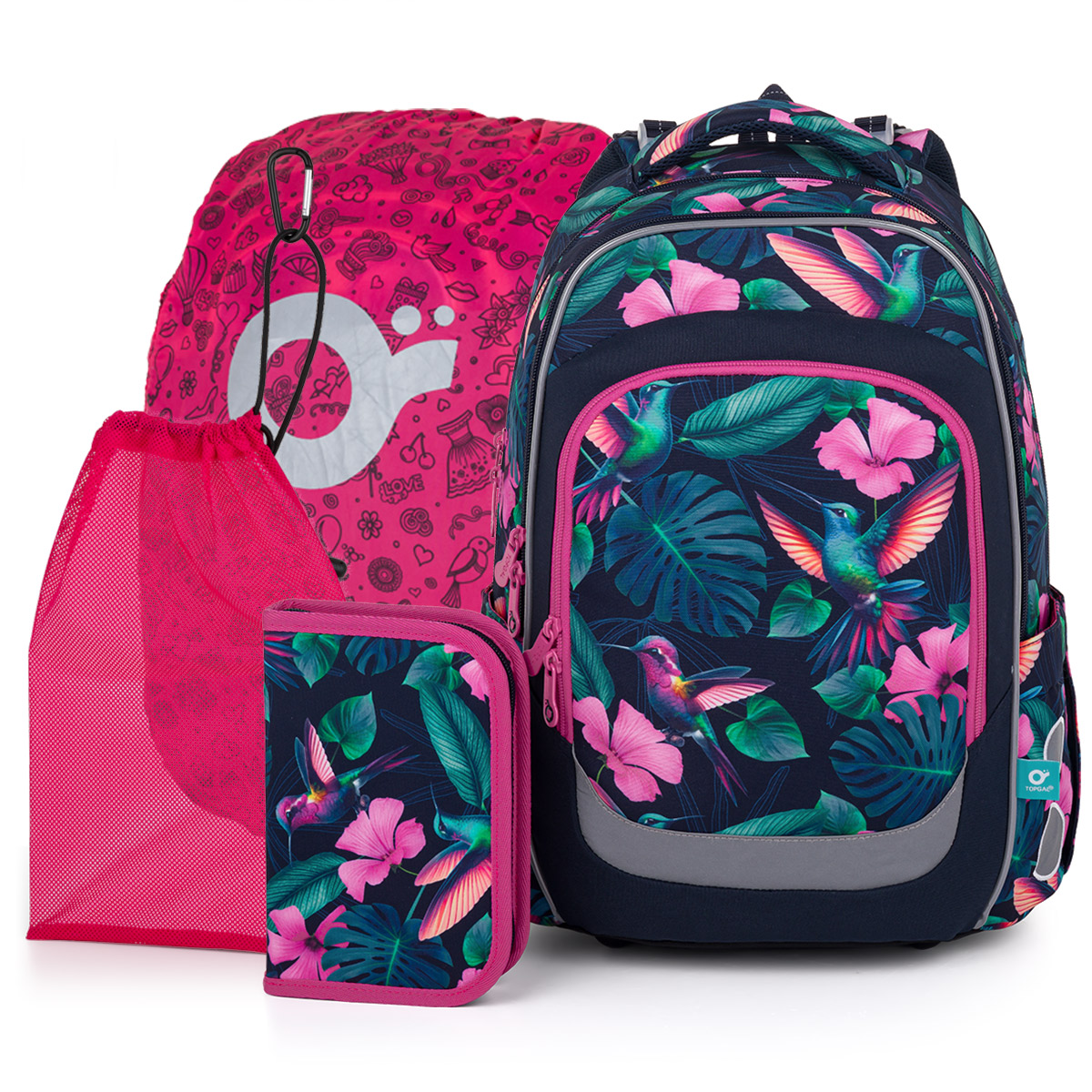 Topgal Komplet szkolny LORI 25008 SET LARGE