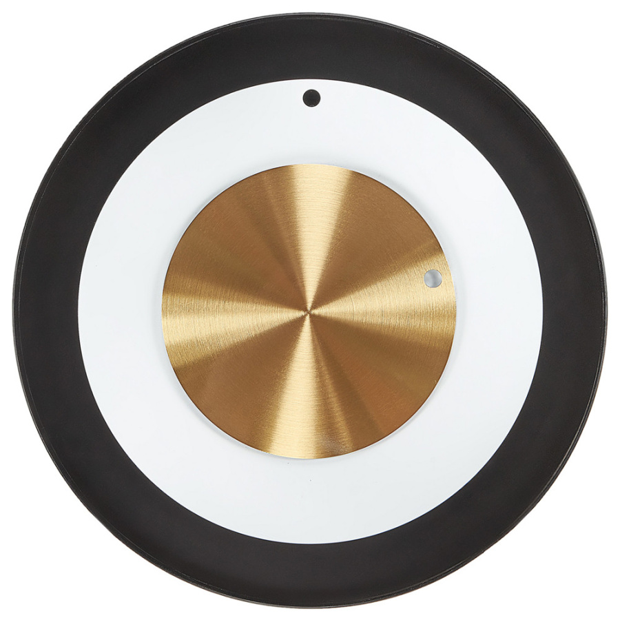 Zegar ścienny cluses 30 cm metal czarny B563025
