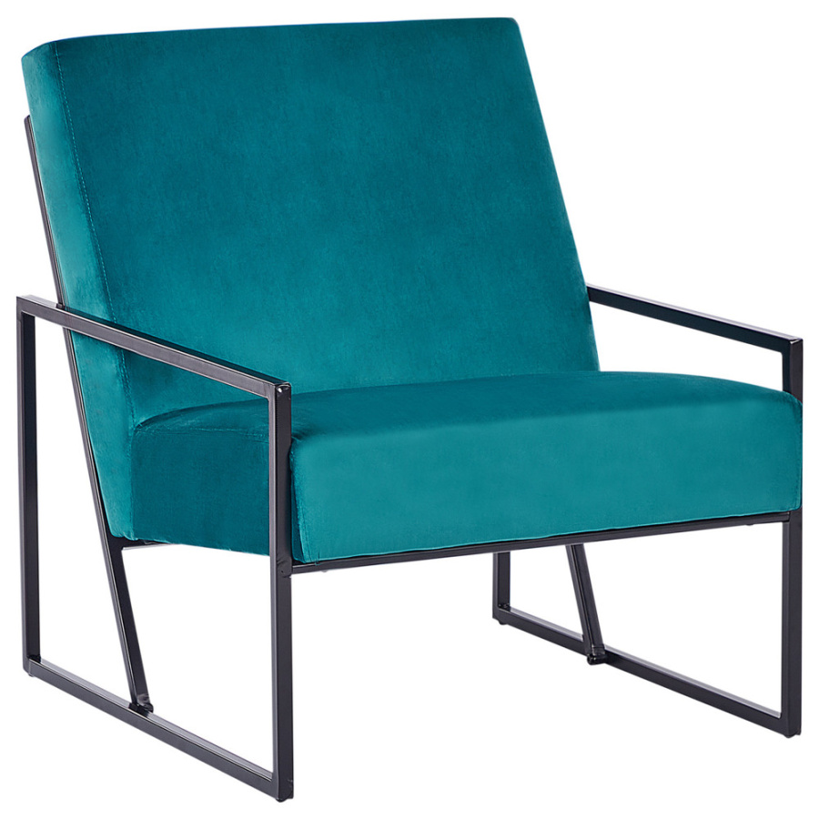 Fotel delary welur lazurowy B526492