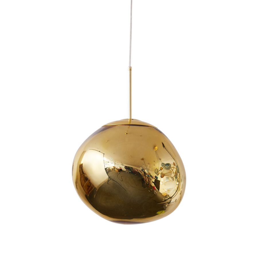 Lampa wisząca glam m złota 28 cm MP-1239-280 gold