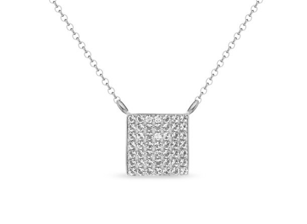 ankabizuteria.pl Naszyjnik srebrny Swarovski Kingdom w kolorze Cryst