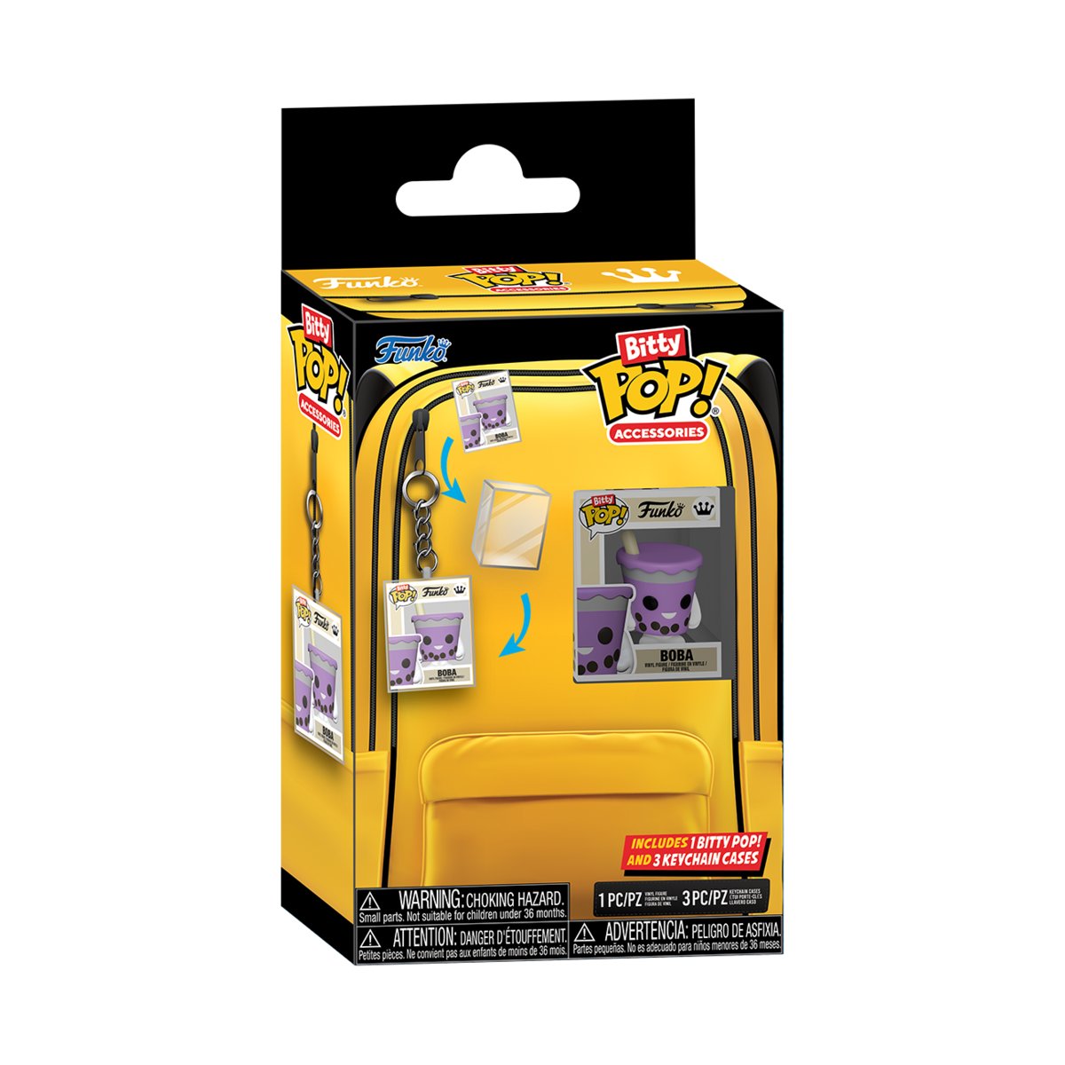 Bitty Funko POP!, figurka kolekcjonerska: Accessories 4pc- Keychain